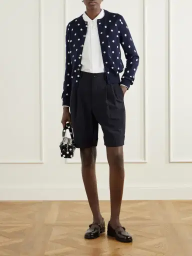 Comme des Garçons GIRL Pleated Wool Shorts | Thumbnail 2