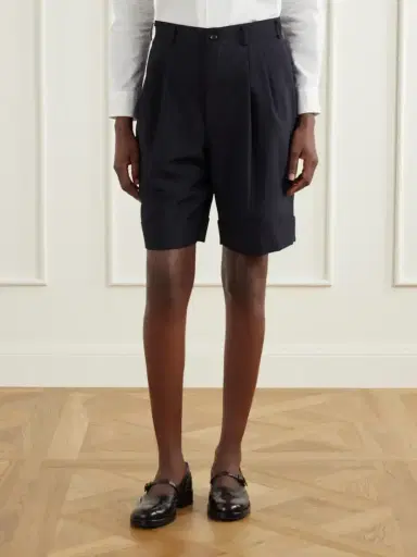 Comme des Garçons GIRL Pleated Wool Shorts | Thumbnail 3
