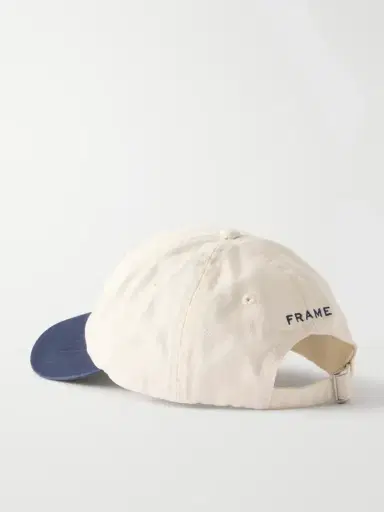 Frame + Sotheby's Embroidered Cotton-twill Cap | Thumbnail 3