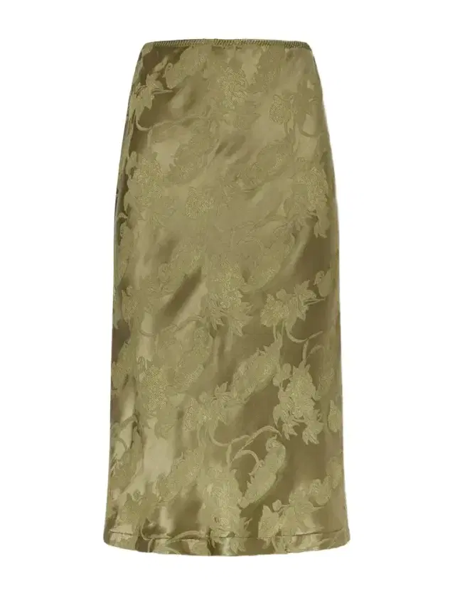 ALÉMAIS Winifred Lace-trimmed Floral-jacquard Midi Skirt