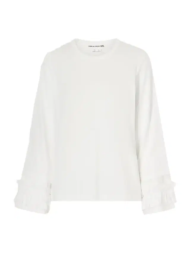 Comme des Garçons GIRL Ruffled Cotton-jersey T-shirt