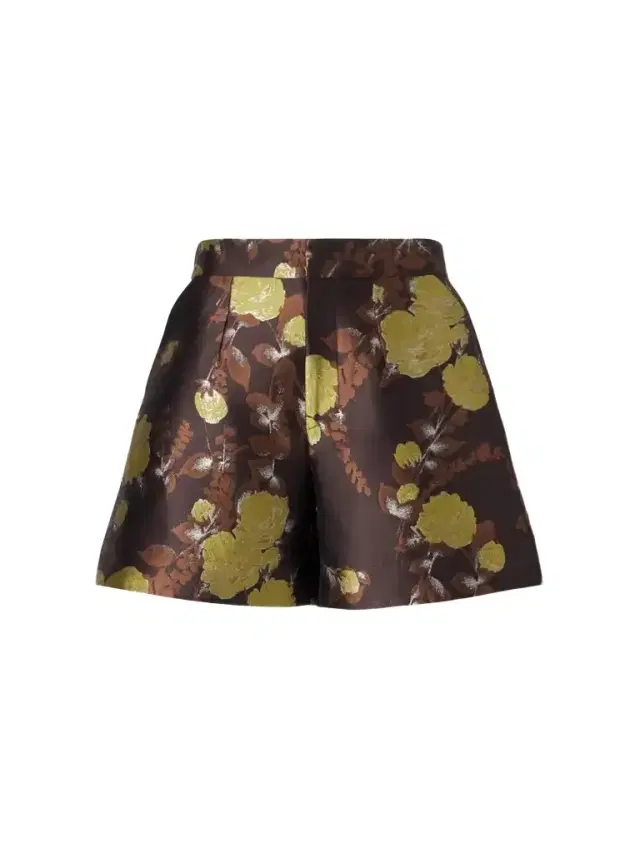 La DoubleJ Good Butt Floral-jacquard Satin Shorts