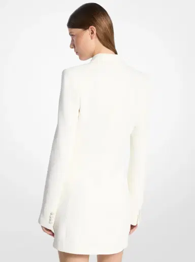 Michael Kors Collection Double Crepe Sablé Tuxedo Dress in | Thumbnail 2