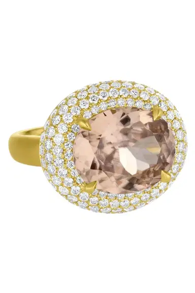 LEIGH MAXWELL Mocha Zircon Diamond Bauble Ring | Thumbnail 1