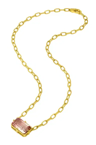 LEIGH MAXWELL Bi-Color Tourmaline Pendant Necklace | Thumbnail 3
