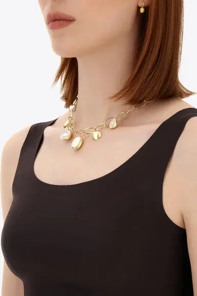 NANIS Diamond Boules Sway Link Choker Necklace | Thumbnail 3 NANIS Diamond Boules Sway Link Choker Necklace | Thumbnail 3