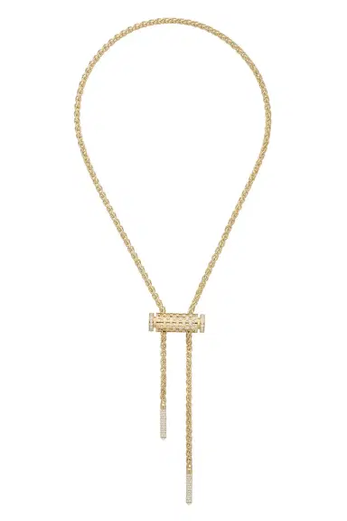 NOUVEL HERITAGE Diamond Bloom Medium Latch Pendant Necklace | Thumbnail 1 NOUVEL HERITAGE Diamond Bloom Medium Latch Pendant Necklace | Thumbnail 1