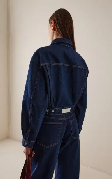 RE/DONE x Kaia Gerber A-Frame Denim Jacket | Thumbnail 4 RE/DONE x Kaia Gerber A-Frame Denim Jacket | Thumbnail 4