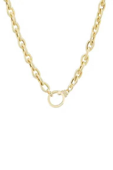 Sorellina Diamond Paperclip Chain Necklace | Thumbnail 4 Sorellina Diamond Paperclip Chain Necklace | Thumbnail 4