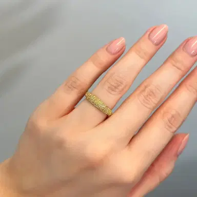 Stephanie Gottlieb Madison Yellow Sapphire Stack Ring | Thumbnail 3
