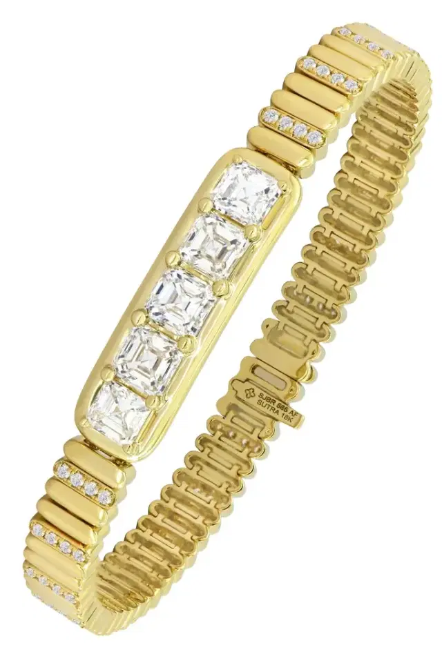 SUTRA Diamond Tag ID Bracelet
