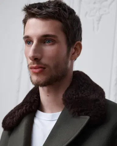 Dior Peacoat with Removable Collar | Thumbnail 4 Dior Peacoat with Removable Collar | Thumbnail 4