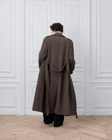 Dior Belted Coat | Thumbnail 4