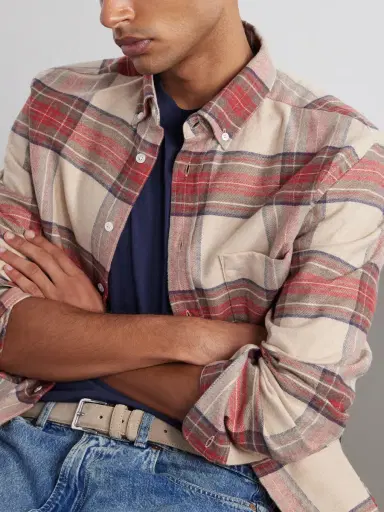 Portuguese Flannel Sabela Checked Cotton-Flannel Shirt - Men | Thumbnail 5 Portuguese Flannel Sabela Checked Cotton-Flannel Shirt - Men | Thumbnail 5