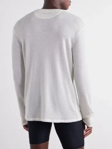 Literary Sport Weldon Waffle-Knit Wool T-Shirt - Men | Thumbnail 4 Literary Sport Weldon Waffle-Knit Wool T-Shirt - Men | Thumbnail 4
