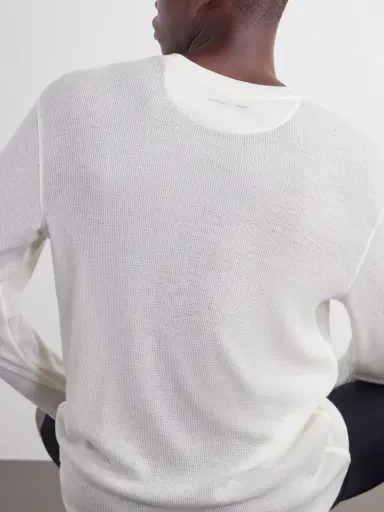 Literary Sport Weldon Waffle-Knit Wool T-Shirt - Men | Thumbnail 5 Literary Sport Weldon Waffle-Knit Wool T-Shirt - Men | Thumbnail 5