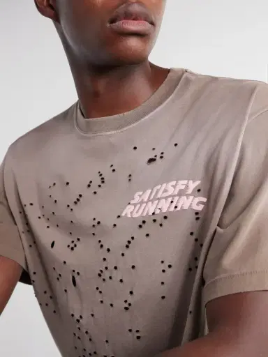 Satisfy Logo-Print Distressed MothTech™ Cotton-Jersey T-Shirt - Men | Thumbnail 5 Satisfy Logo-Print Distressed MothTech™ Cotton-Jersey T-Shirt - Men | Thumbnail 5