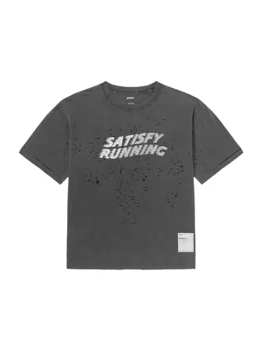 Satisfy Logo-Print Distressed MothTech™ Cotton-Jersey T-Shirt - Men | Thumbnail 1