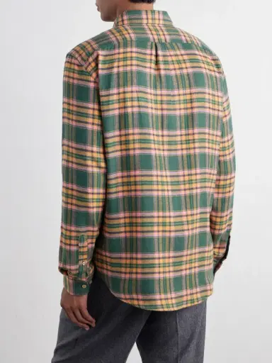 Portuguese Flannel Olivara Checked Cotton-Flannel Shirt - Men | Thumbnail 4 Portuguese Flannel Olivara Checked Cotton-Flannel Shirt - Men | Thumbnail 4