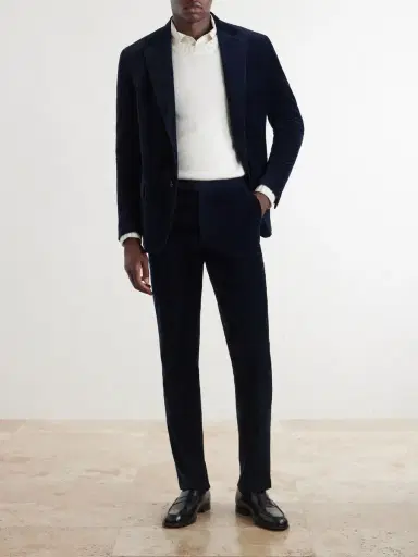 De Petrillo Slim-Fit Stretch-Cotton Corduroy Suit Trousers - Men | Thumbnail 2 De Petrillo Slim-Fit Stretch-Cotton Corduroy Suit Trousers - Men | Thumbnail 2
