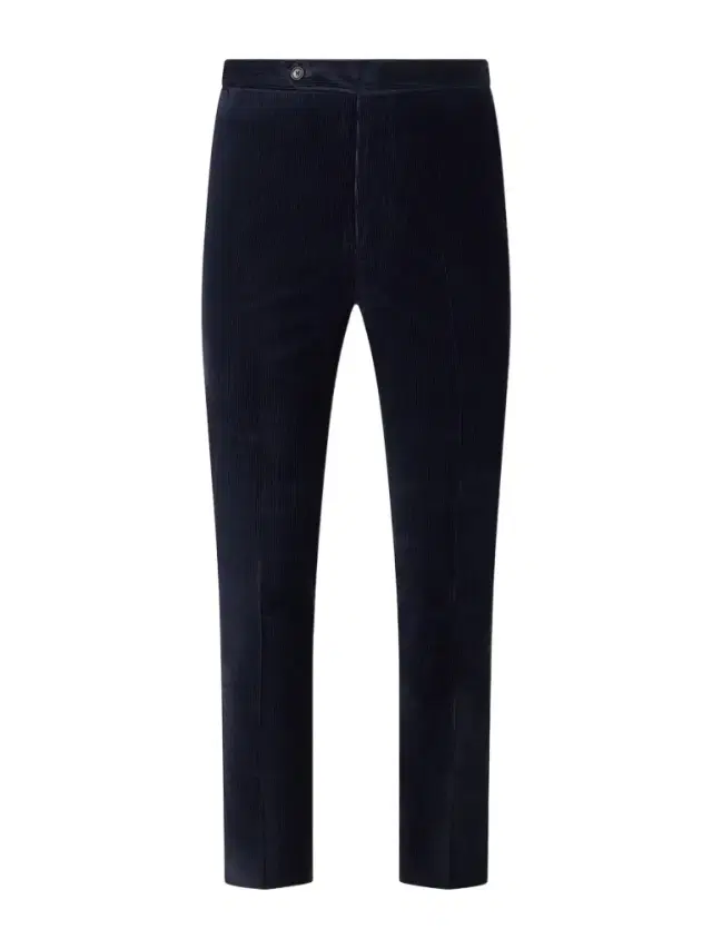 De Petrillo Slim-Fit Stretch-Cotton Corduroy Suit Trousers - Men