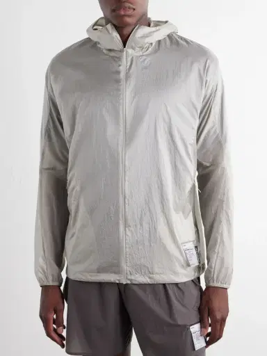 Satisfy Logo-Appliquéd Rippy™ Ripstop-Panelled Pertex® Diamond Fuse Hooded Jacket - Men | Thumbnail 3