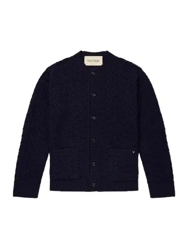 Valentino Garavani Wool and Cashmere-Blend Cardigan - Men | Thumbnail 1 Valentino Garavani Wool and Cashmere-Blend Cardigan - Men | Thumbnail 1