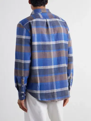 Portuguese Flannel Alpino Checked Cotton-Flannel Shirt - Men | Thumbnail 4 Portuguese Flannel Alpino Checked Cotton-Flannel Shirt - Men | Thumbnail 4
