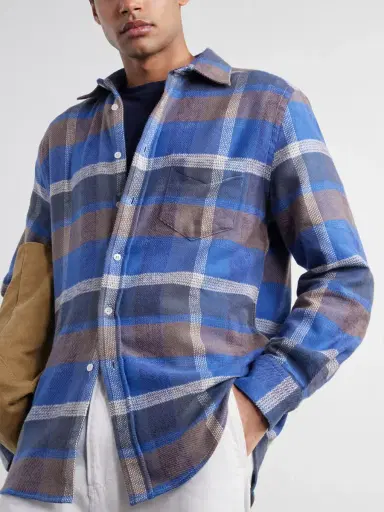 Portuguese Flannel Alpino Checked Cotton-Flannel Shirt - Men | Thumbnail 5 Portuguese Flannel Alpino Checked Cotton-Flannel Shirt - Men | Thumbnail 5