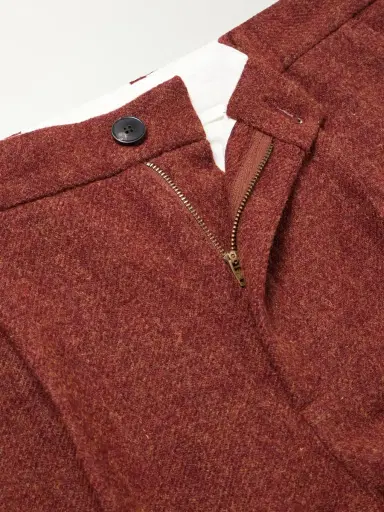 Portuguese Flannel Terroir Straight-Leg Pleated Wool-Twill Trousers - Men | Thumbnail 6 Portuguese Flannel Terroir Straight-Leg Pleated Wool-Twill Trousers - Men | Thumbnail 6