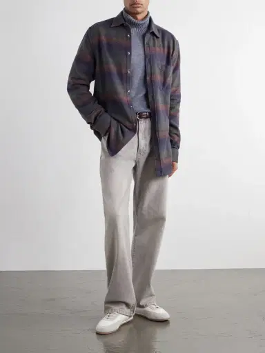 Portuguese Flannel Old Pine Checked Cotton-Flannel Shirt - Men | Thumbnail 2 Portuguese Flannel Old Pine Checked Cotton-Flannel Shirt - Men | Thumbnail 2