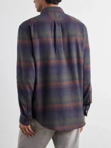 Portuguese Flannel Old Pine Checked Cotton-Flannel Shirt - Men | Thumbnail 4 Portuguese Flannel Old Pine Checked Cotton-Flannel Shirt - Men | Thumbnail 4