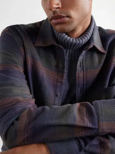 Portuguese Flannel Old Pine Checked Cotton-Flannel Shirt - Men | Thumbnail 5 Portuguese Flannel Old Pine Checked Cotton-Flannel Shirt - Men | Thumbnail 5