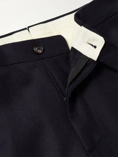 De Petrillo Straight-Leg Pleated Virgin Wool Trousers - Men | Thumbnail 6