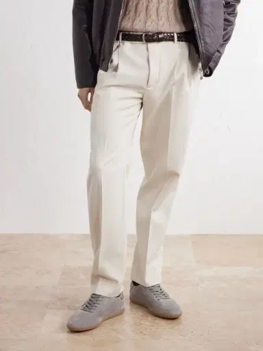 Zegna 232 Leather-Trimmed Suede Sneakers - Men | Thumbnail 2
