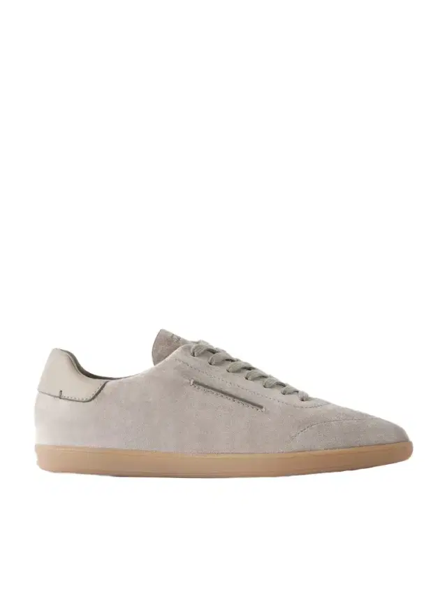 Zegna 232 Leather-Trimmed Suede Sneakers - Men