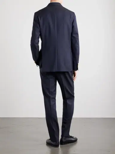 De Petrillo Vesuvio Double-Breasted Wool-Twill Suit Jacket - Men | Thumbnail 4