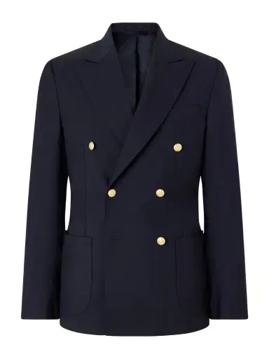 De Petrillo Vesuvio Double-Breasted Wool-Twill Suit Jacket - Men | Thumbnail 1