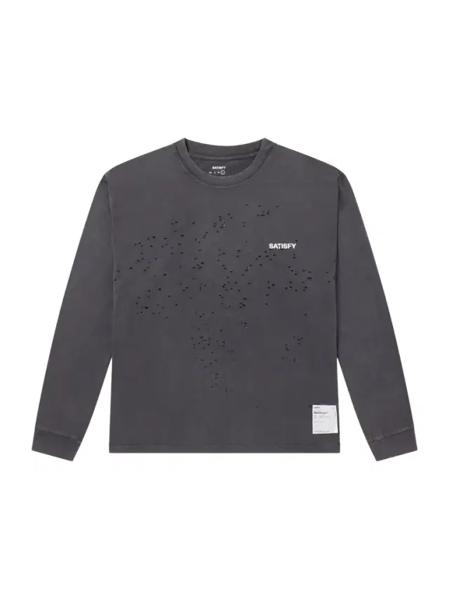 Satisfy Logo-Print Distressed MothTech™ Waffle-Knit Cotton T-Shirt - Men