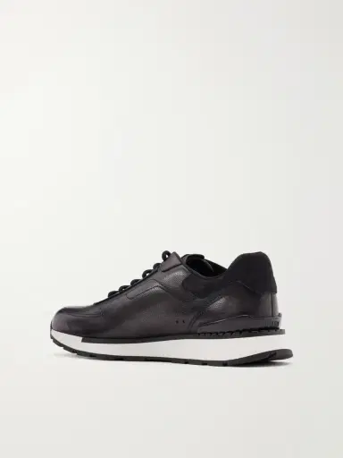Berluti Fast Track Suede-Trimmed Full-Grain Venezia Softy Leather Sneakers - Men | Thumbnail 4 Berluti Fast Track Suede-Trimmed Full-Grain Venezia Softy Leather Sneakers - Men | Thumbnail 4