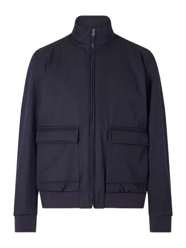 HERNO Virgin Wool-Twill Bomber Jacket - Men | Thumbnail 1 HERNO Virgin Wool-Twill Bomber Jacket - Men | Thumbnail 1