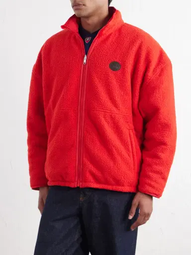 Willy Chavarria Logo-Appliquéd Fleece Jacket - Men | Thumbnail 3 Willy Chavarria Logo-Appliquéd Fleece Jacket - Men | Thumbnail 3