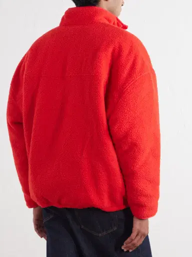 Willy Chavarria Logo-Appliquéd Fleece Jacket - Men | Thumbnail 4 Willy Chavarria Logo-Appliquéd Fleece Jacket - Men | Thumbnail 4