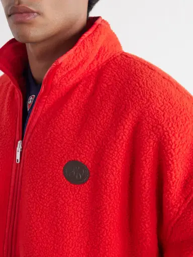 Willy Chavarria Logo-Appliquéd Fleece Jacket - Men | Thumbnail 5 Willy Chavarria Logo-Appliquéd Fleece Jacket - Men | Thumbnail 5