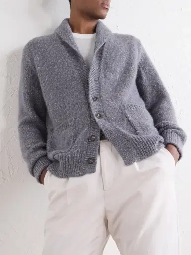 ELEVENTY Wool-Blend Cardigan - Men | Thumbnail 5