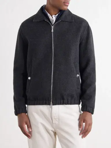 ELEVENTY Wool Bomber Jacket - Men | Thumbnail 3 ELEVENTY Wool Bomber Jacket - Men | Thumbnail 3