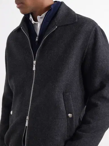 ELEVENTY Wool Bomber Jacket - Men | Thumbnail 5 ELEVENTY Wool Bomber Jacket - Men | Thumbnail 5