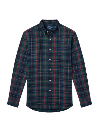 Polo Ralph Lauren Logo-Embroidered Checked Cotton Shirt - Men | Thumbnail 1