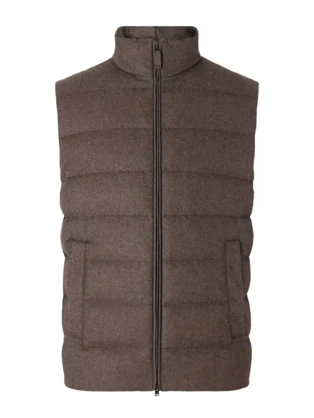HERNO Quilted Silk and Cashmere-Blend Gilet - Men