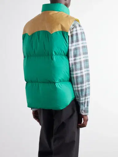 Polo Ralph Lauren Leather-Trimmed Ripstop Gilet - Men | Thumbnail 4